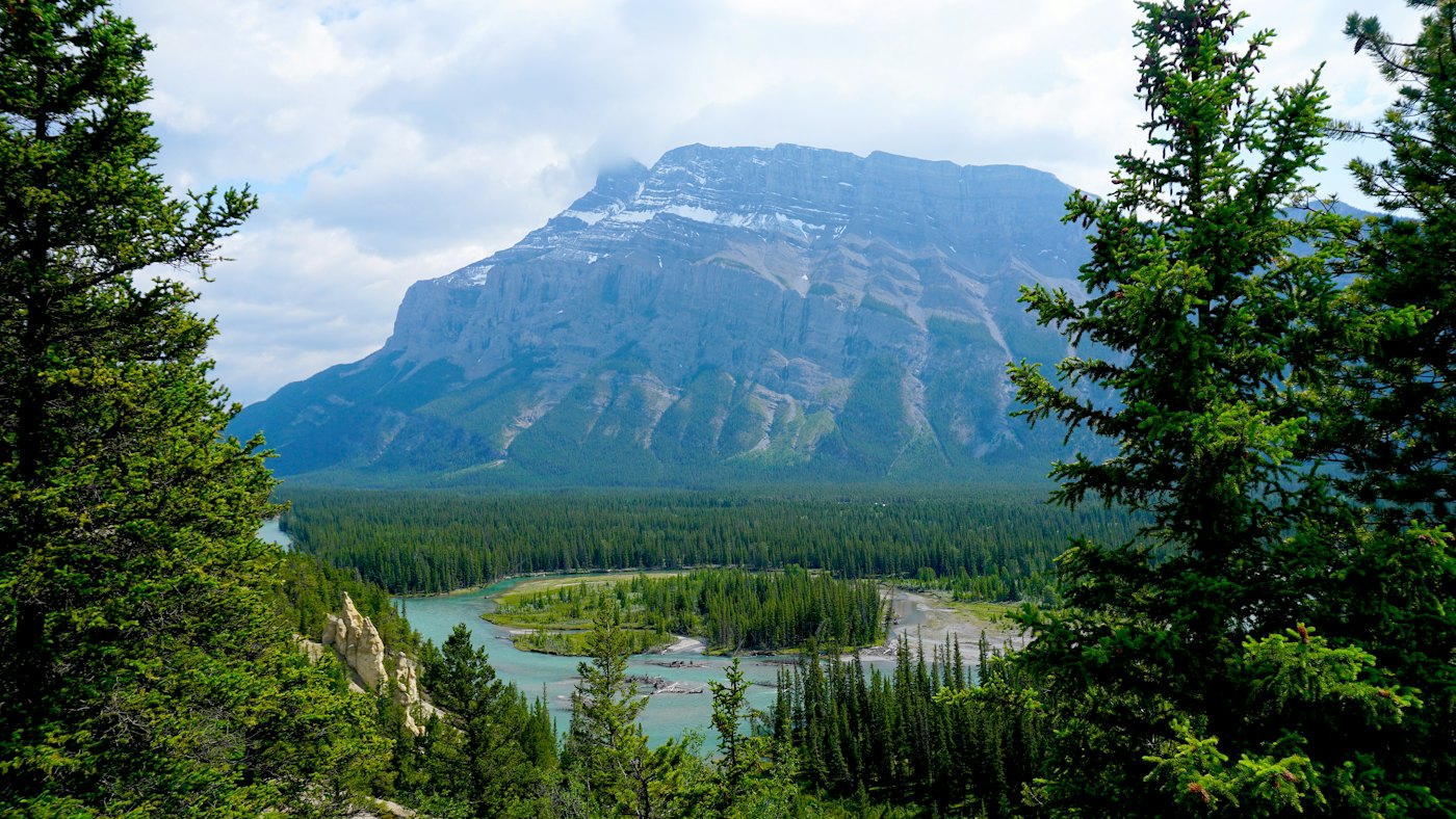 Mountain valley near Canmore