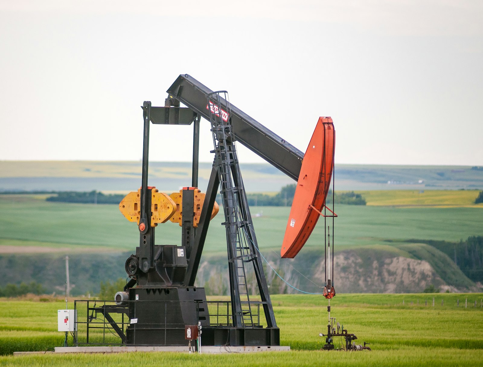 Pumpjack on the prairie